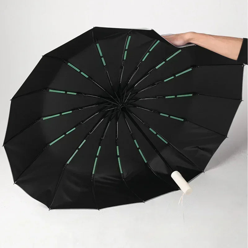 Parapluie Robuste à Double Tonalité avec Structure Renforcée