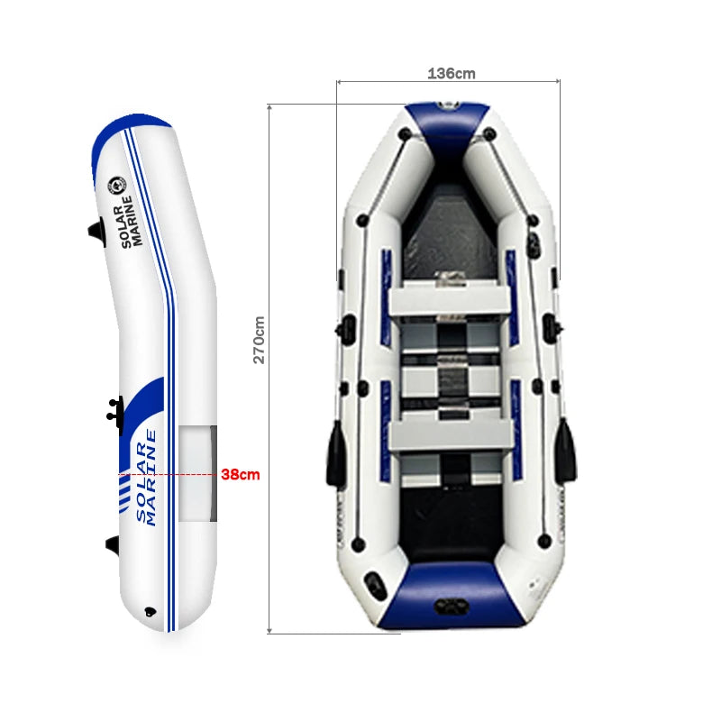 Bateau gonflable ultra résistant  270 cm