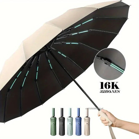 Parapluie Robuste à Double Tonalité avec Structure Renforcée