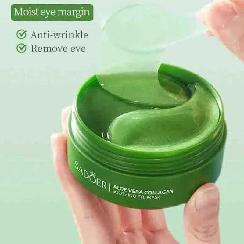 Patchs pour les Yeux à l'Aloe Vera et au Collagène