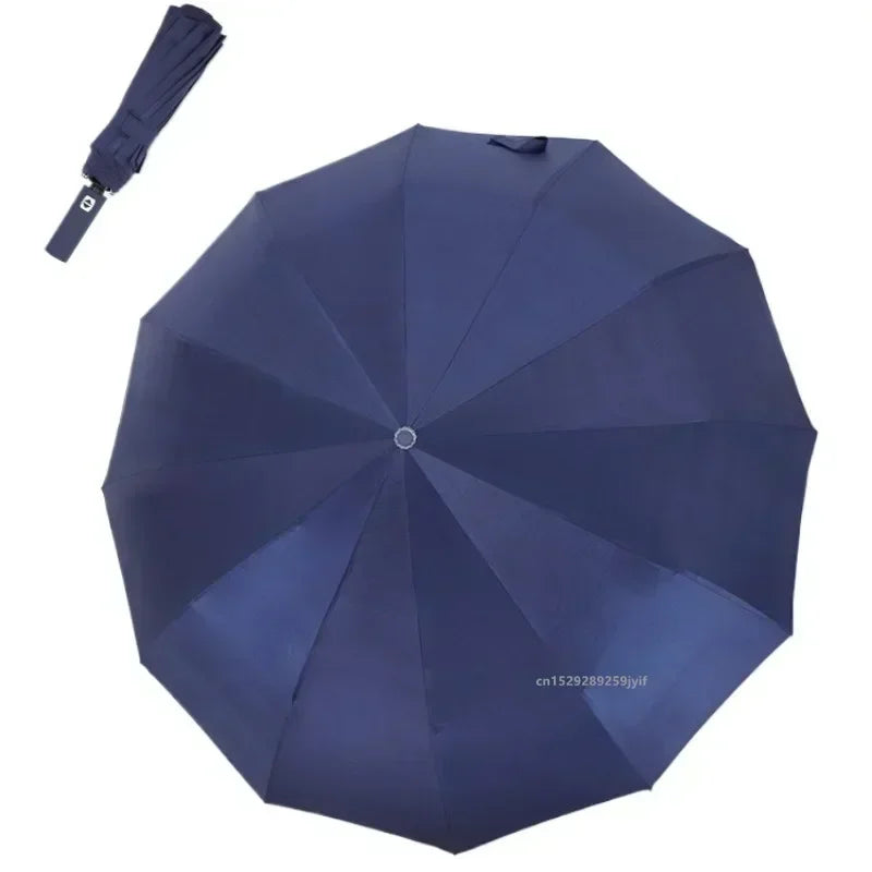 Parapluie Robuste à Double Tonalité avec Structure Renforcée