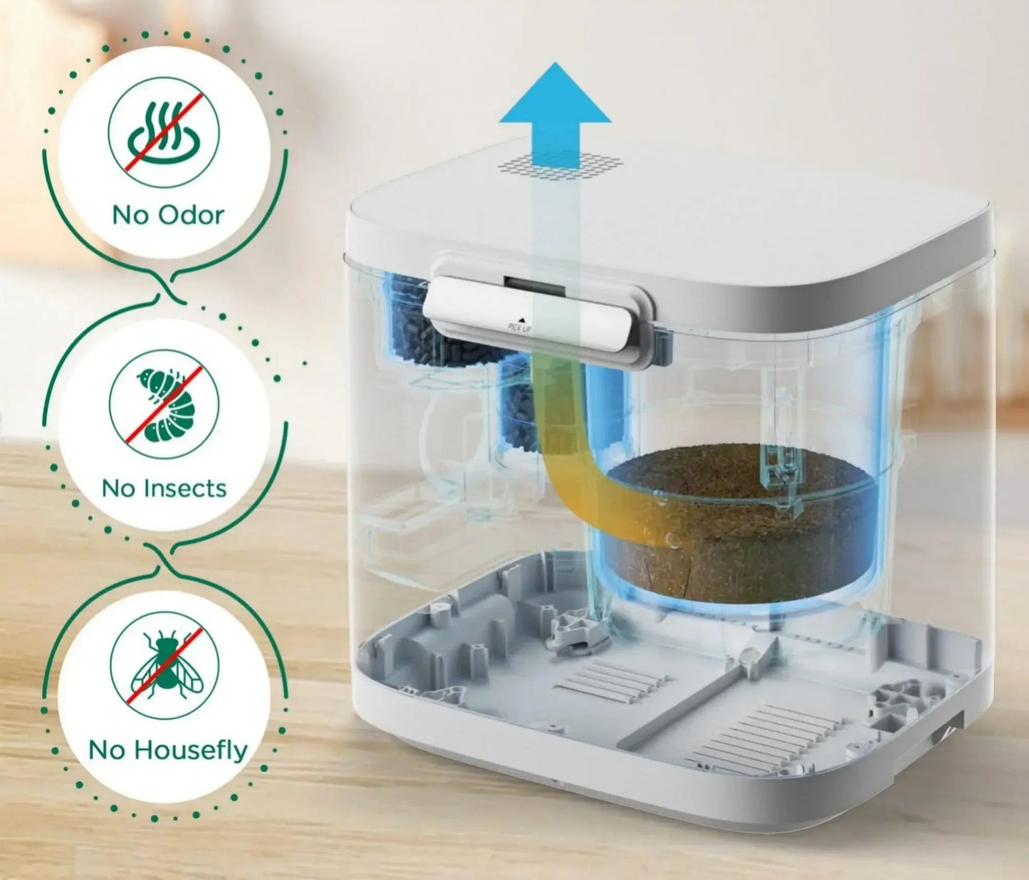 Machine de compostage de déchets alimentaires 3.8L