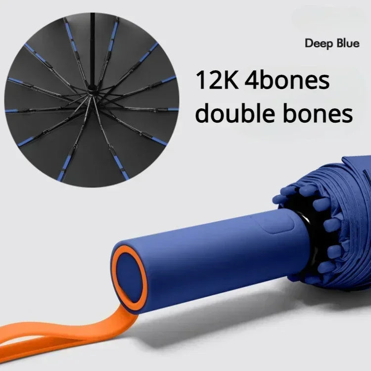 Parapluie Robuste à Double Tonalité avec Structure Renforcée