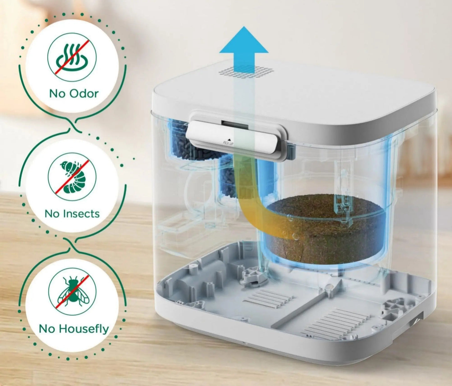 Machine de compostage de déchets alimentaires 3.8L