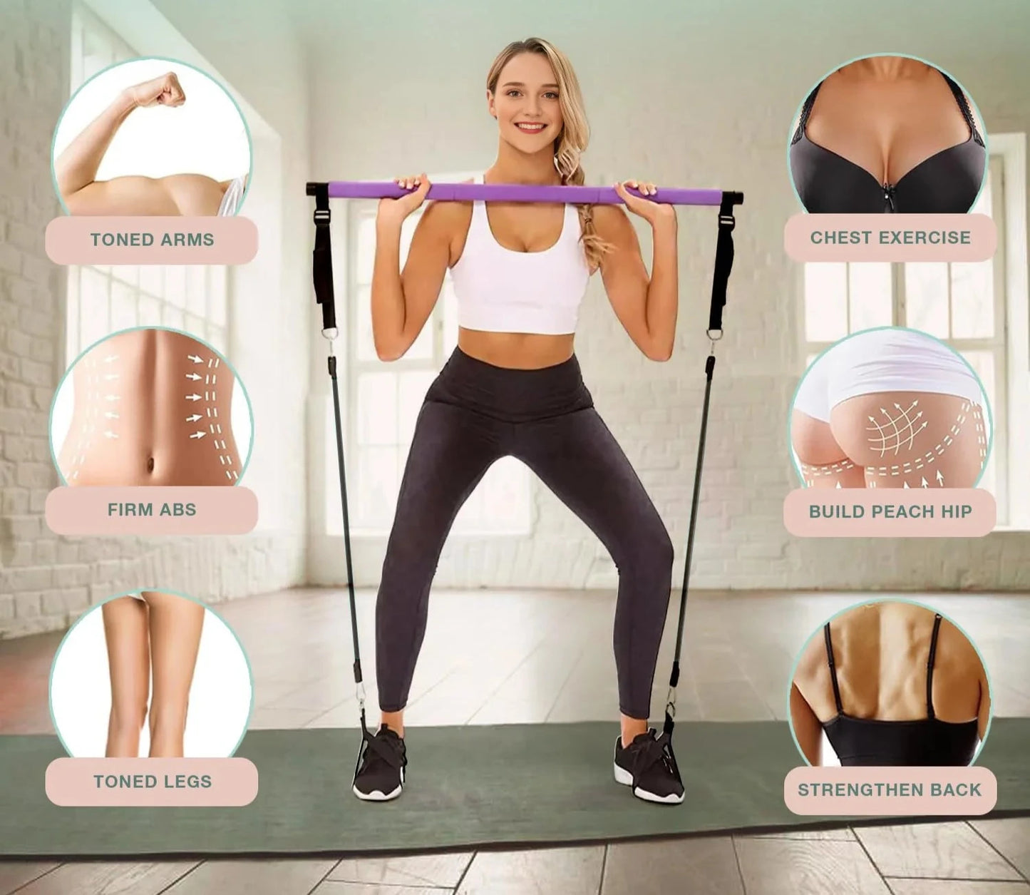 KIT Barre pour sportif - Pilates ou Yoga