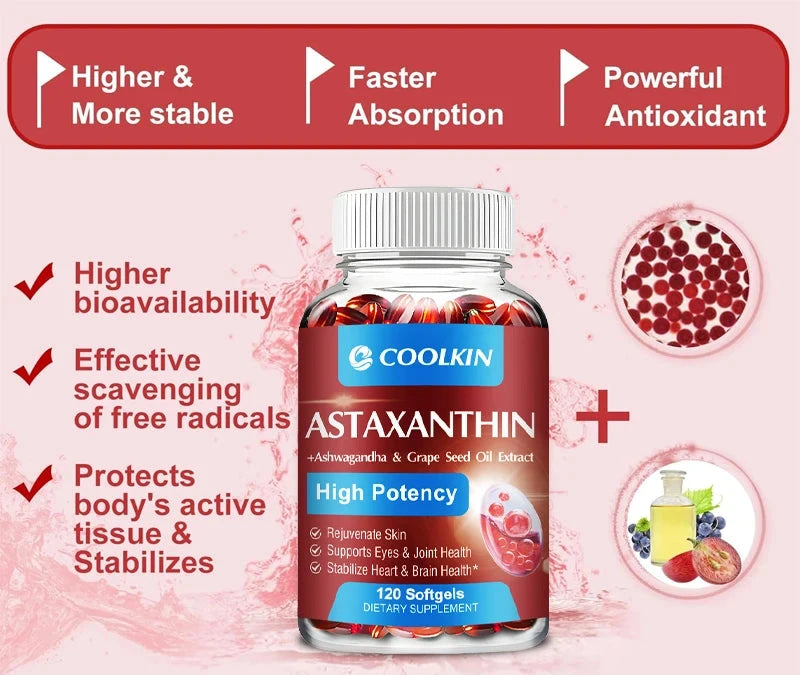 Astaxanthine: Puissant Antioxydant pour une Santé Optimale