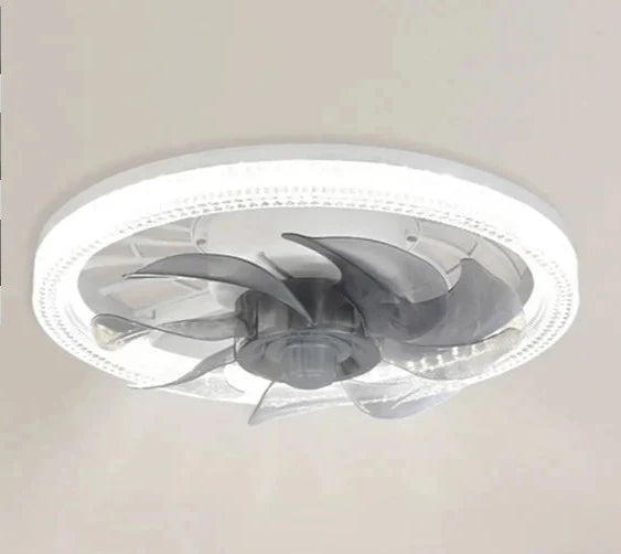 Ventilateurs de plafond modernes E27 avec télécommande LED