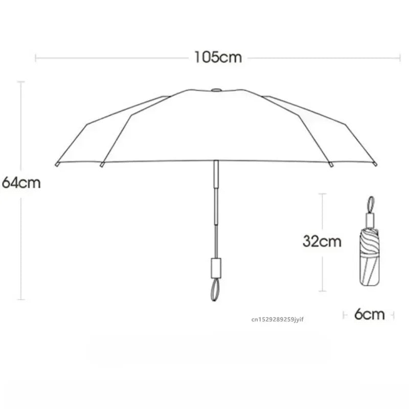 Parapluie Robuste à Double Tonalité avec Structure Renforcée