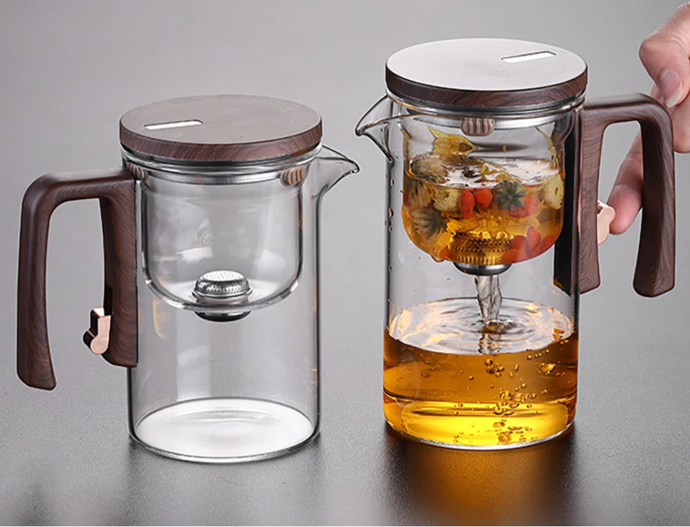 Théière en verre Bouilloire Infuseur 520ML / 720ML