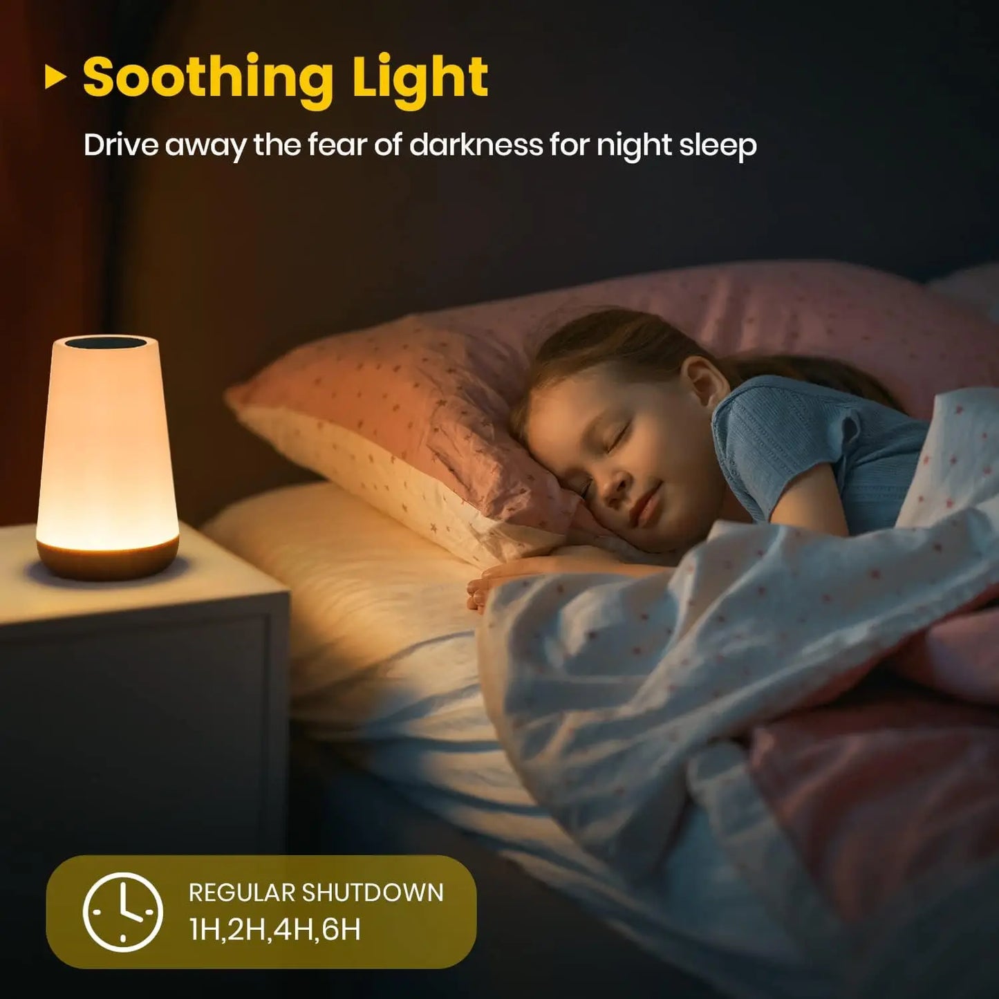 Lampe de Chevet Tactile LED avec Télécommande - Éclairage d'Ambiance Réglable